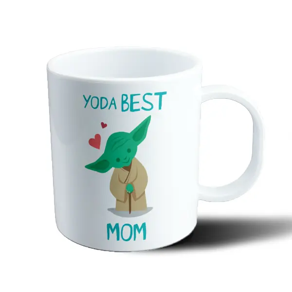 Taza de Plástico Yoda Best Mom