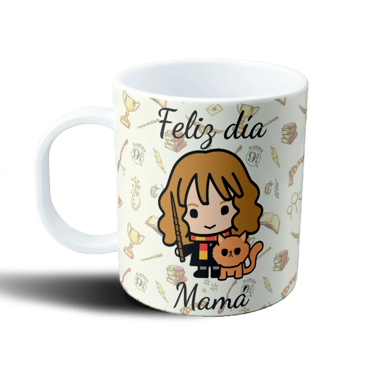 Taza de Plástico Harry Potter Hermione Granger Feliz Día Mamá - vista 2