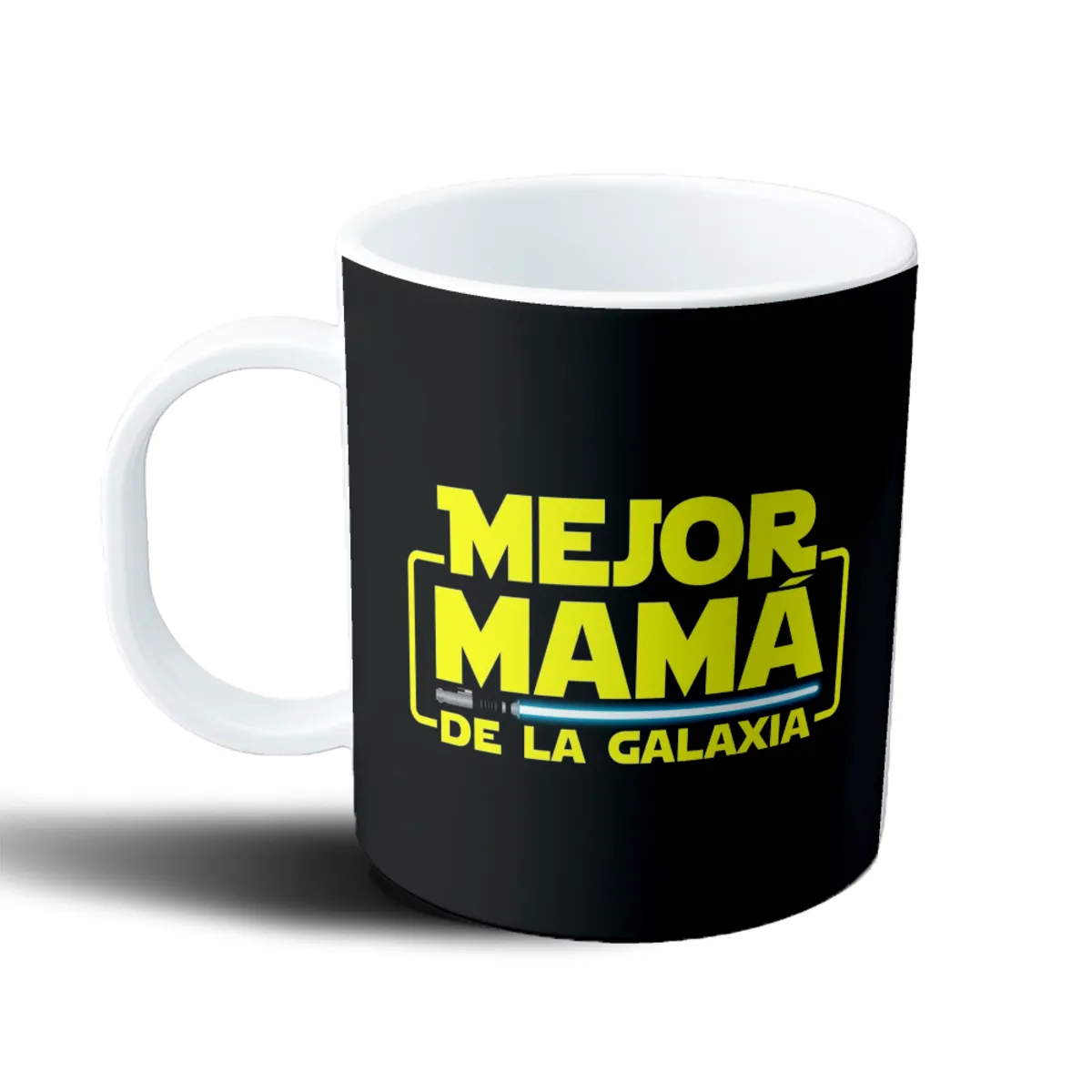 Taza de Plástico Star Wars Mejor Mamá de la Galaxia Sable de Luz - vista 2