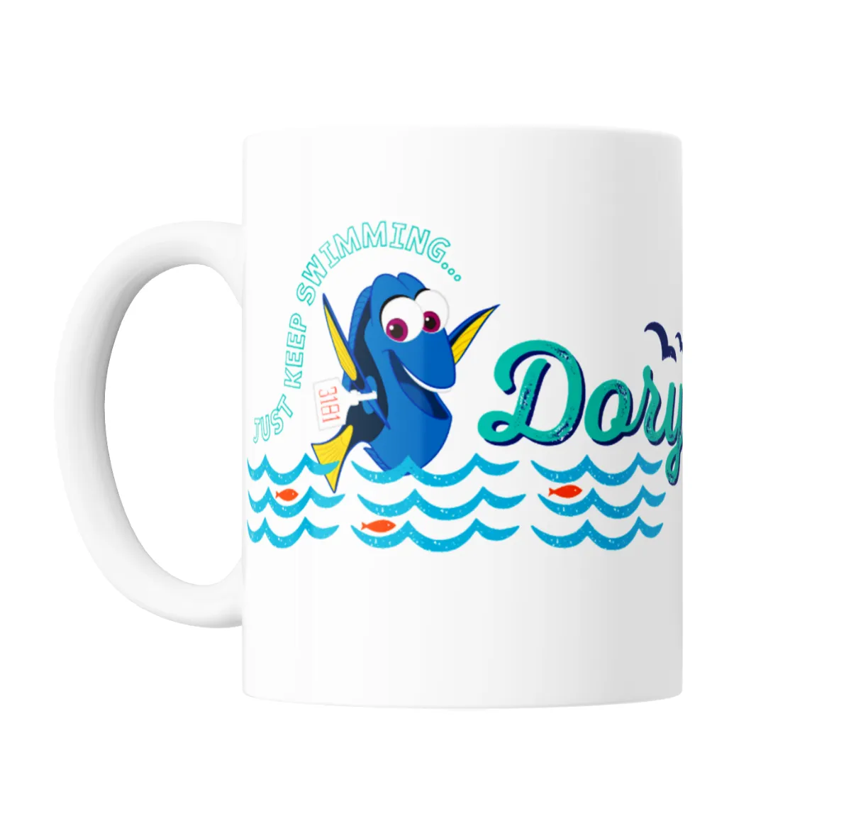 Taza de Cerámica Buscando a Dory Just Keep Swimming - vista 2