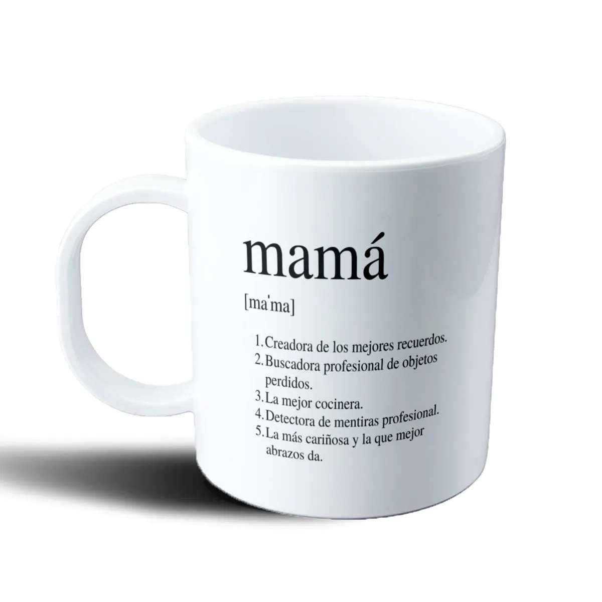 Taza de Plástico Mamá Definición Diccionario - vista 2