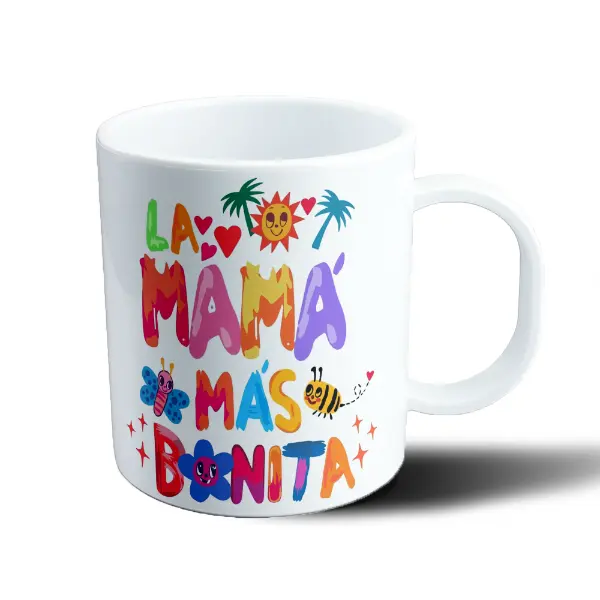 Taza de Plástico La Mamá Más Bonita