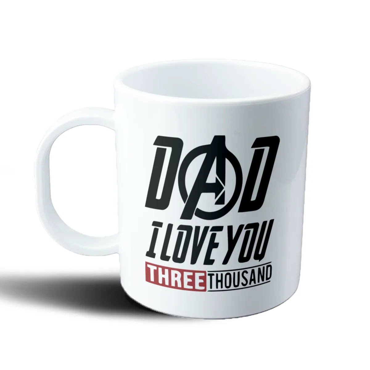 Taza de Plástico Dad I Love You Three Thousand Avengers - vista 2