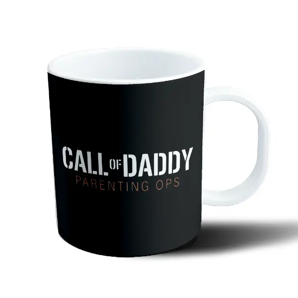 Taza de Plástico Call of Daddy Parenting Ops