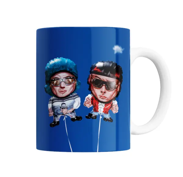 Taza de Cerámica Ca7riel & Paco Amoroso Globos
