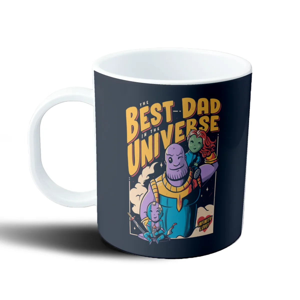 Taza de Plástico Thanos The Best Dad in the Universe - vista 2