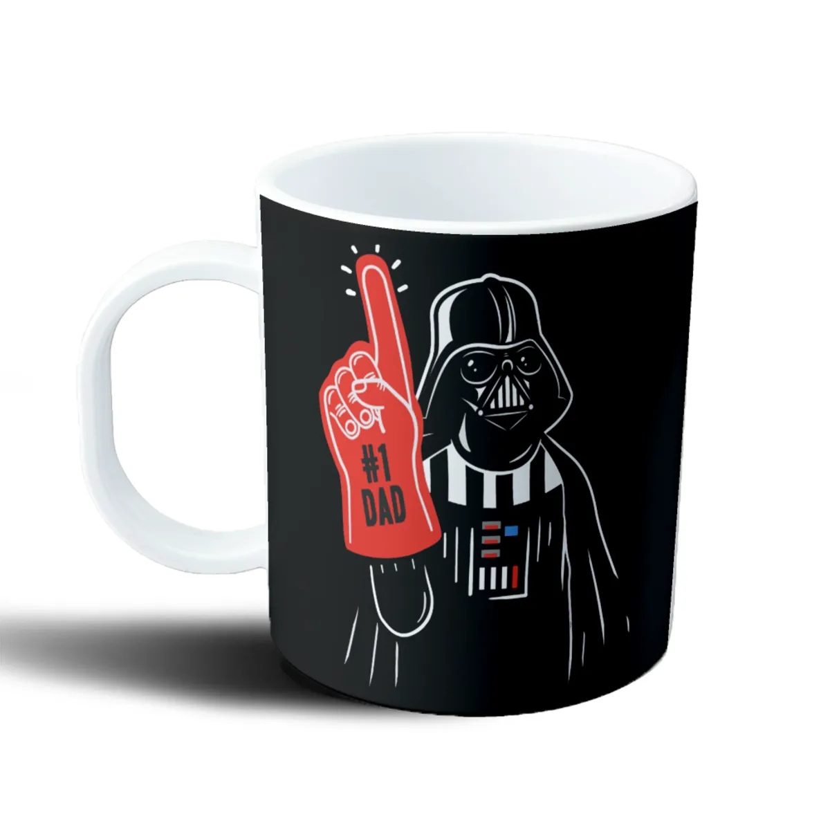Taza de Plástico Star Wars Darth Vader Número 1 Papá - vista 2