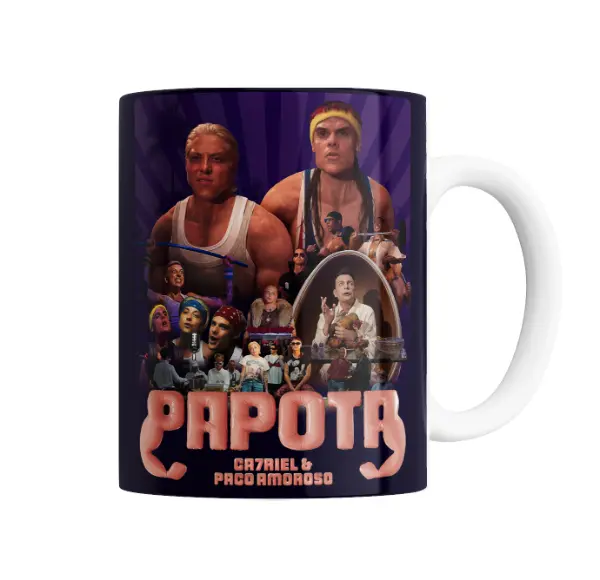 Taza de Cerámica Ca7riel & Paco Amoroso Papota