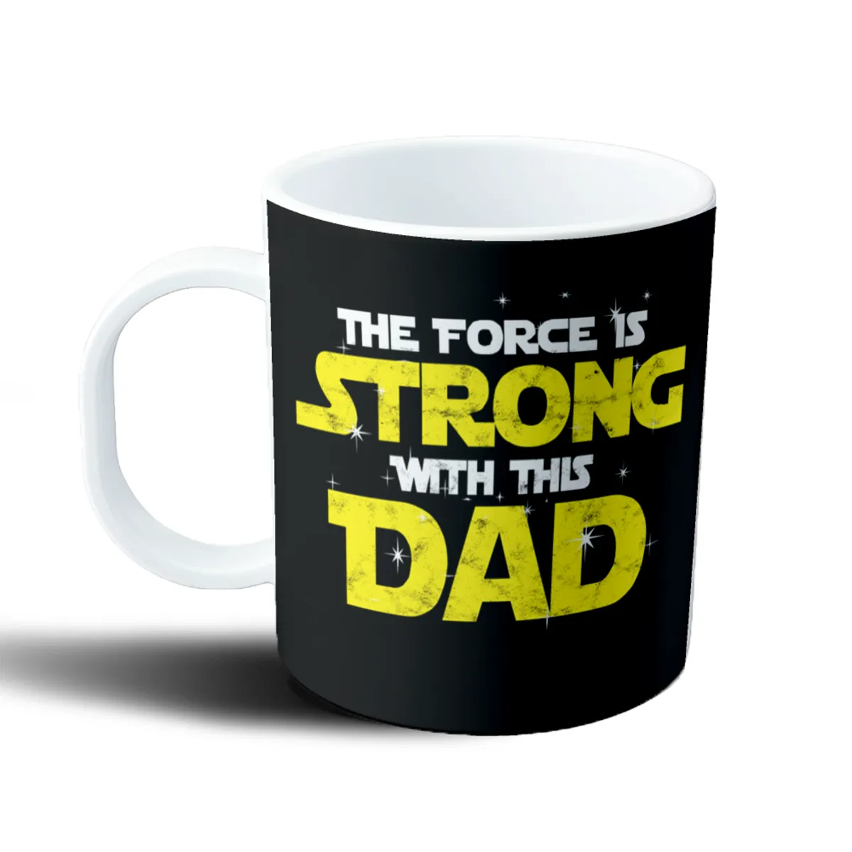 Taza de Plástico The Force Is Strong With This Dad - vista 2