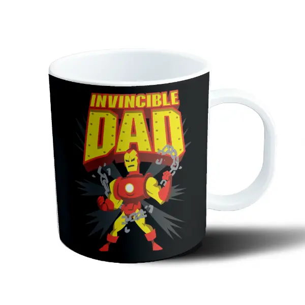 Taza de Plástico Iron Man Invincible Dad
