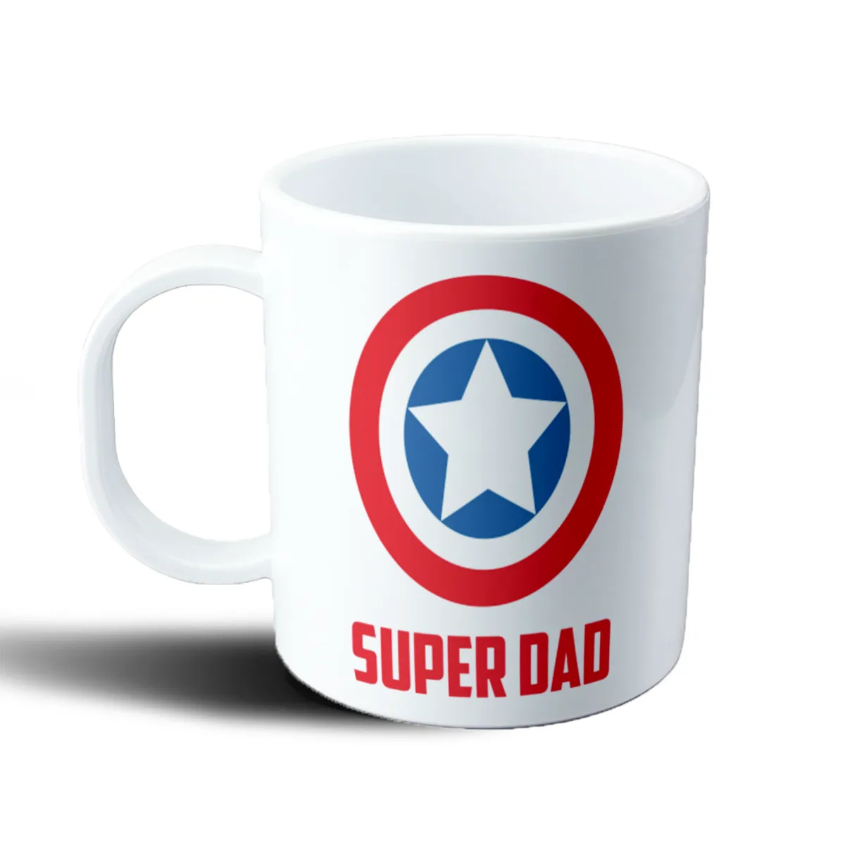 Taza de Plástico Capitan America Super Dad - vista 2
