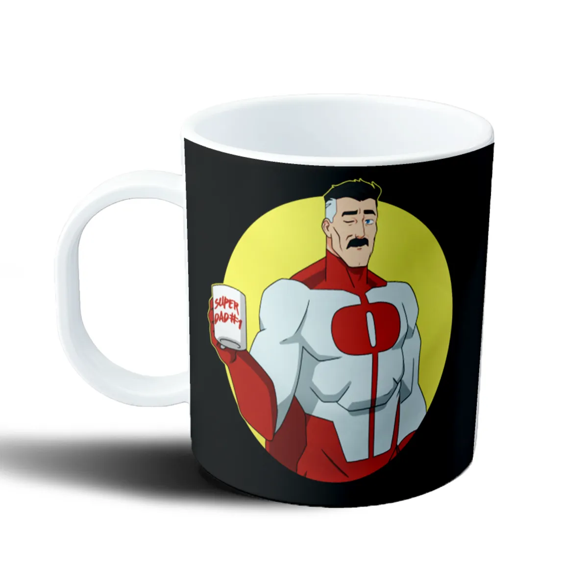Taza de Plástico Invincible Omni-Man Super Papá Nº1 - vista 2
