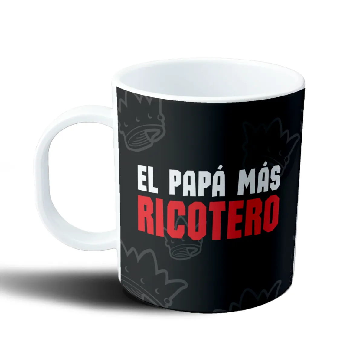 Taza de Plástico El Papá Más Ricotero - vista 2