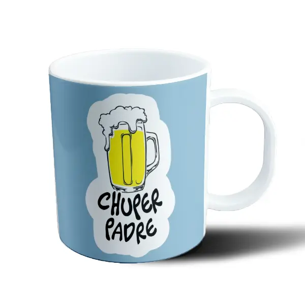 Taza de Plástico Chuper Padre Cerveza