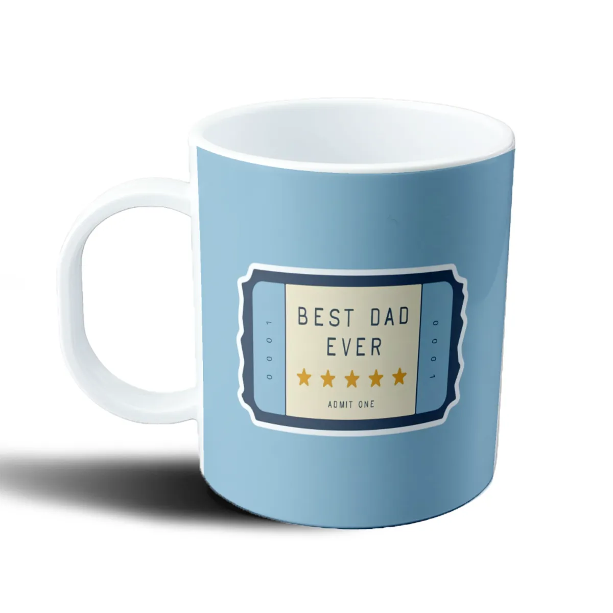 Taza de Plástico Best Dad Ever Entrada - vista 2