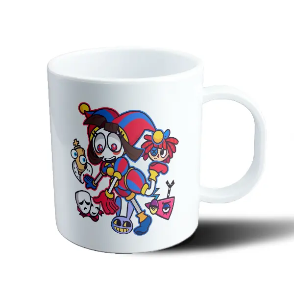 Taza de Plástico Digital Circus Pomni Jax Ragatha Kinger