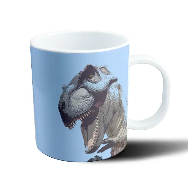 Taza de Plástico Dinosaurios T-Rex Rugiendo