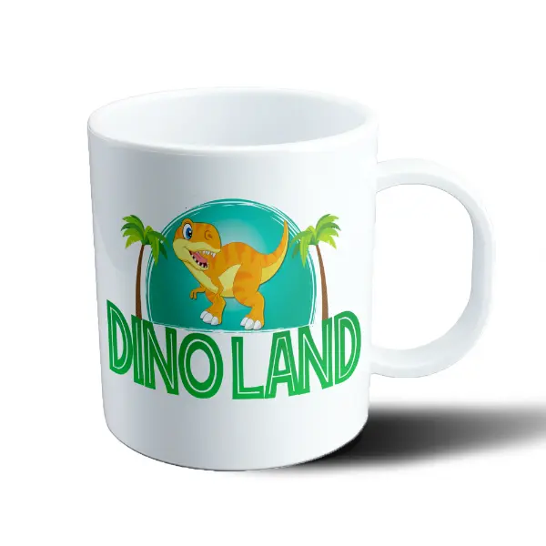 Taza de Plástico Dino Land Tiranosaurio Bebé