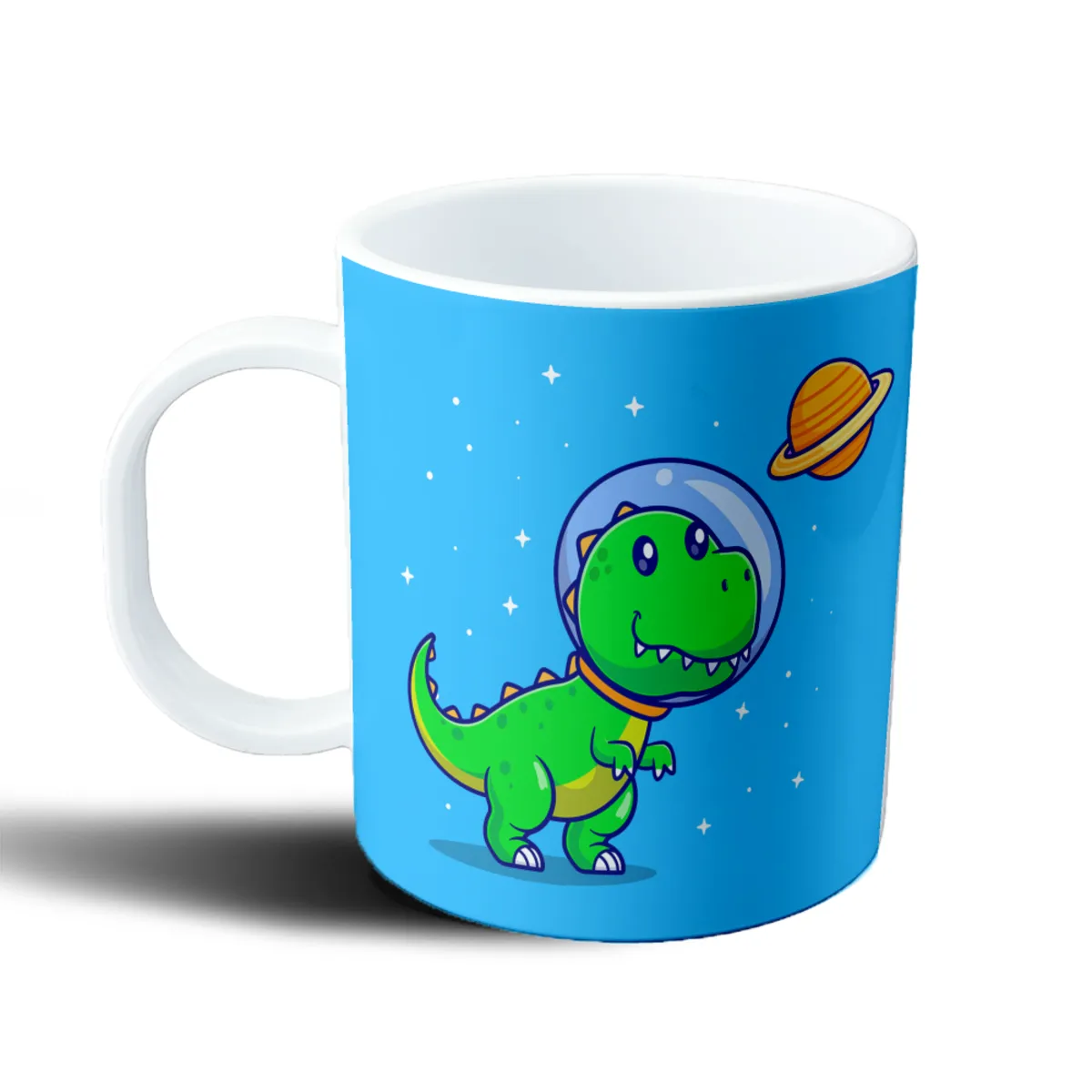 Taza de Plástico Dinosaurio Astronauta Espacio - vista 2