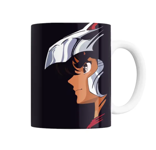 Taza de Cerámica Caballeros del Zodiaco Seiya Perfil
