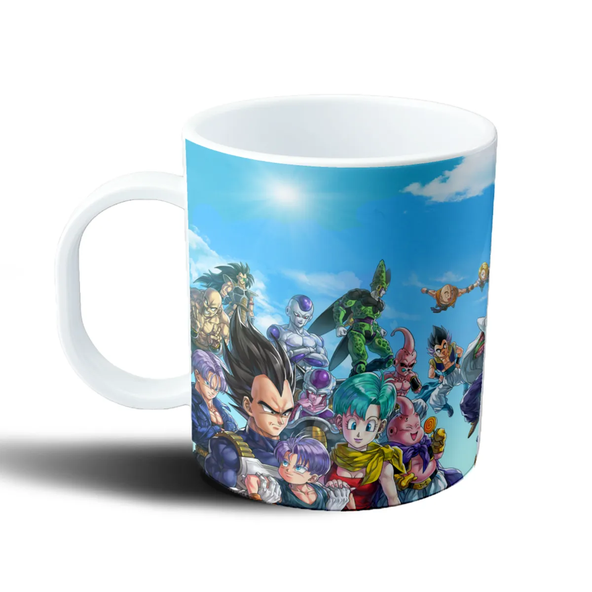 Taza de Plástico Dragon Ball Goku Gohan Vegeta Piccolo Personajes - vista 2