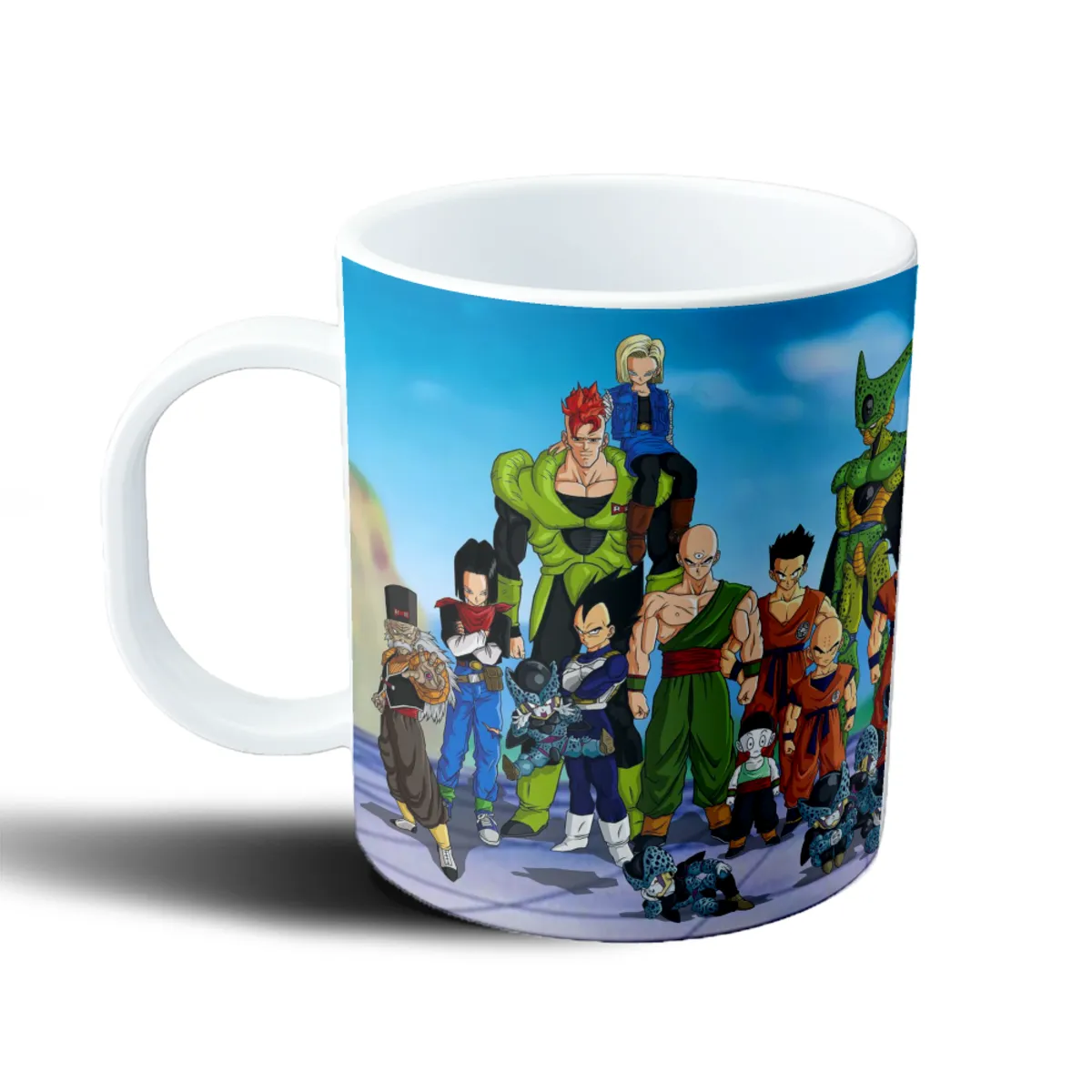 Taza de Plástico Dragon Ball Cell Goku Gohan Piccolo Trunks - vista 2