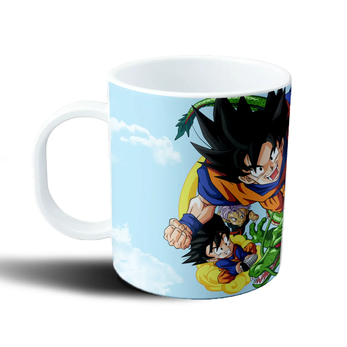 Taza de Plástico Dragon Ball Goku Gohan Goten Shenron - vista 2