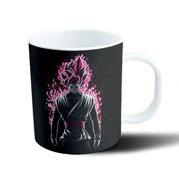 Taza de Plástico Dragon Ball Goku Black Rose