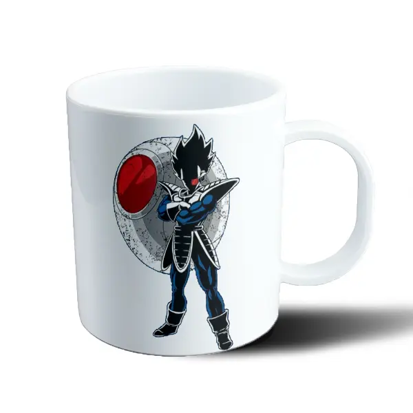 Taza de Plástico Dragon Ball Vegeta Armadura Saiyajin