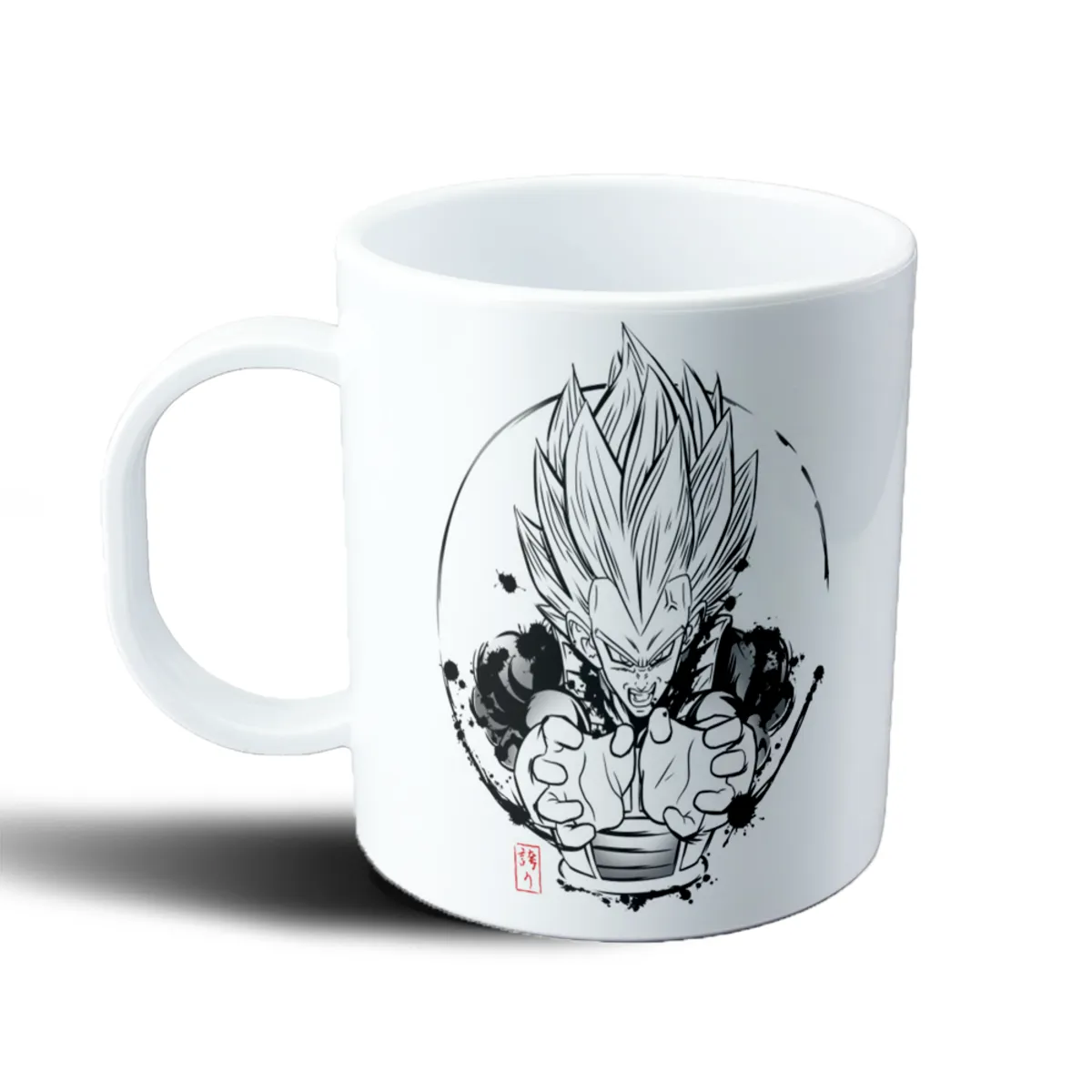 Taza de Plástico Dragon Ball Vegeta Ataque Ki - vista 2