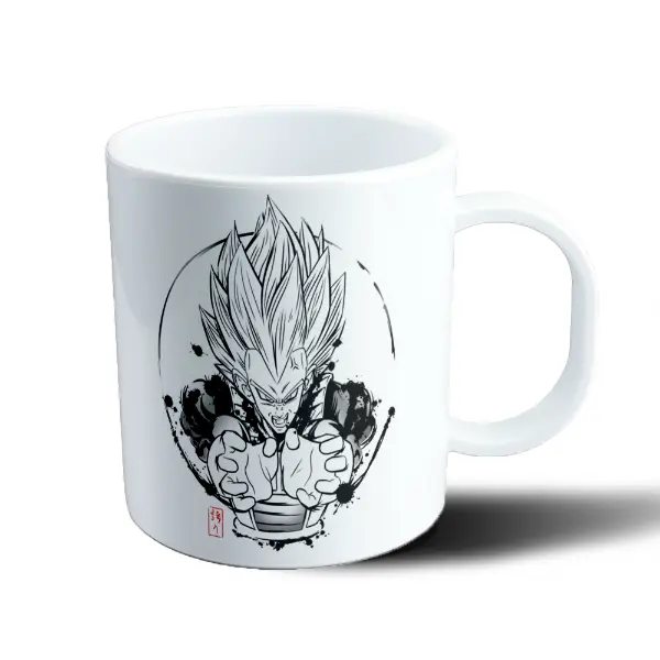 Taza de Plástico Dragon Ball Vegeta Ataque Ki