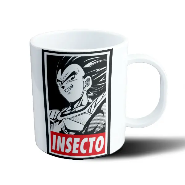 Taza de Plástico Dragon Ball Vegeta Insecto