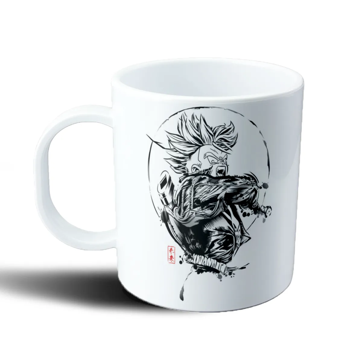 Taza de Plástico Dragon Ball Trunks Estilo Sumi-e - vista 2