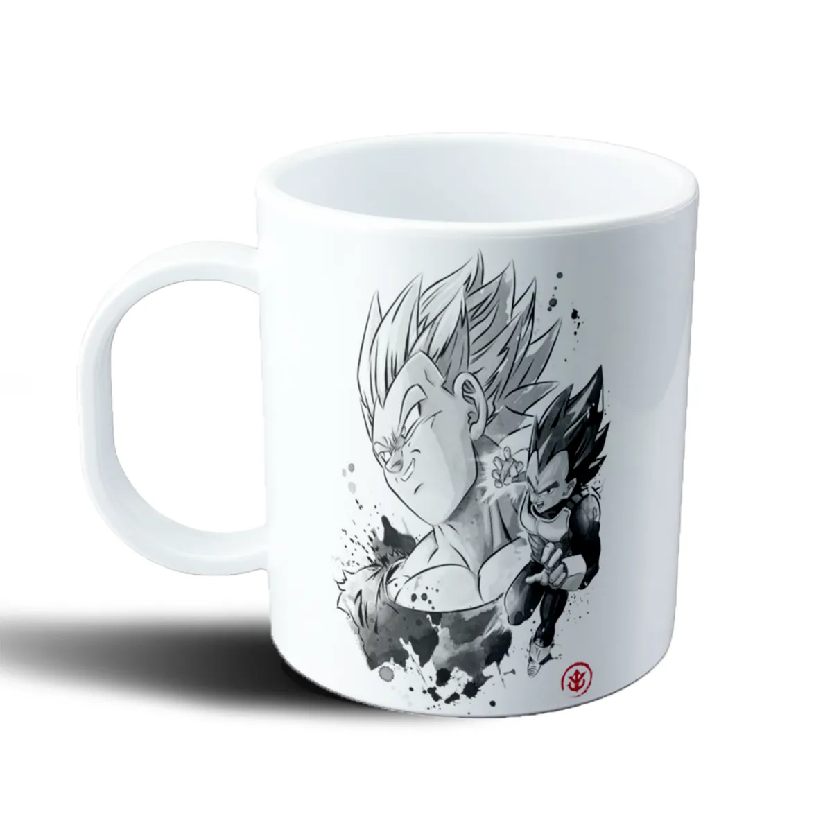 Taza de Plástico Dragon Ball Vegeta Tinta Sumi - vista 2