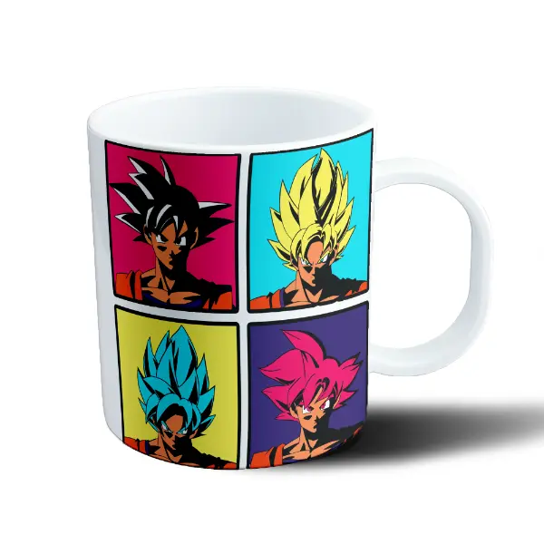 Taza de Plástico Dragon Ball Goku Pop Art