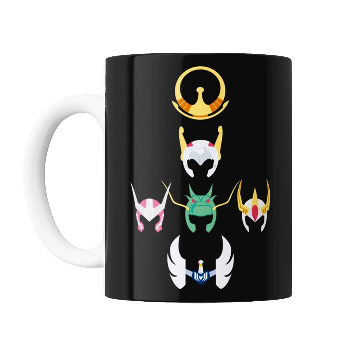 Taza de Cerámica Caballeros del Zodiaco Armaduras - vista 2