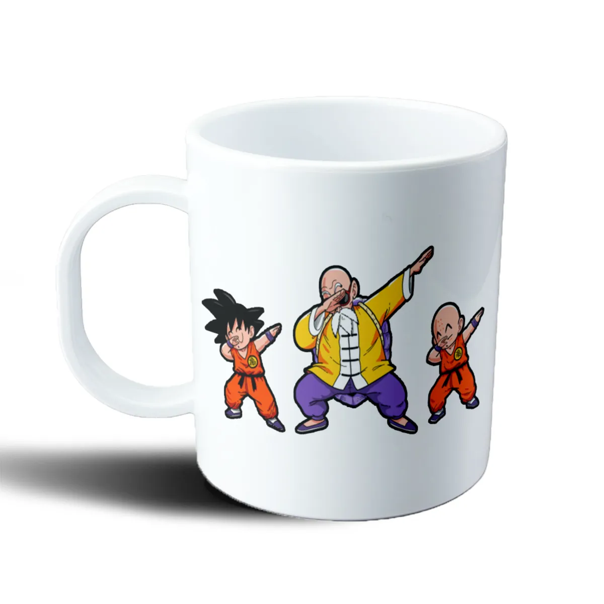 Taza de Plástico Dragon Ball Goku Maestro Roshi Krillin Dabbing - vista 2