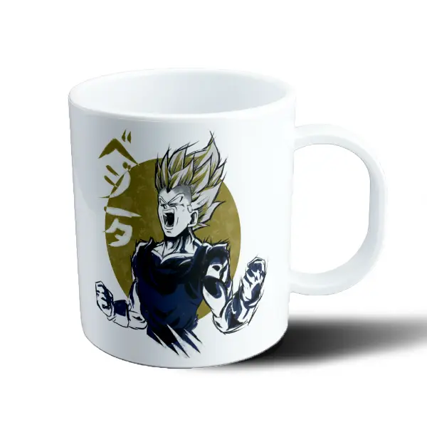 Taza de Plástico Dragon Ball Vegeta SSJ Rugido Japón