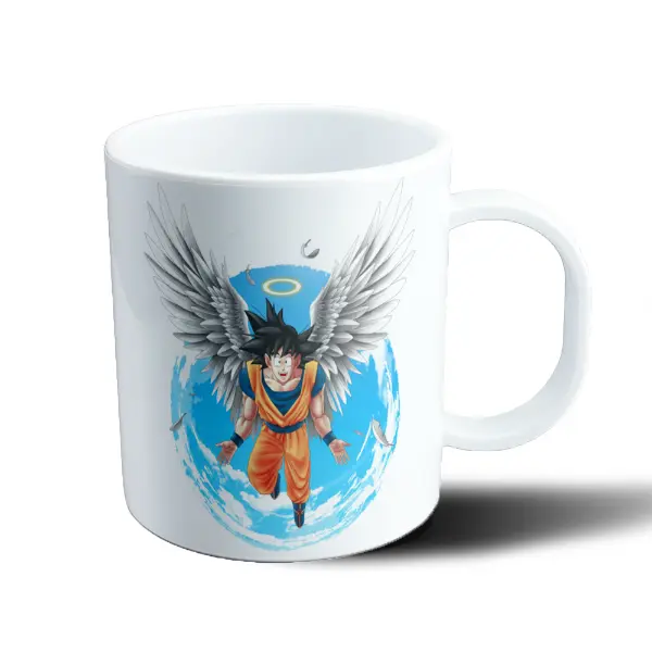 Taza de Plástico Dragon Ball Goku Ángel con Alas