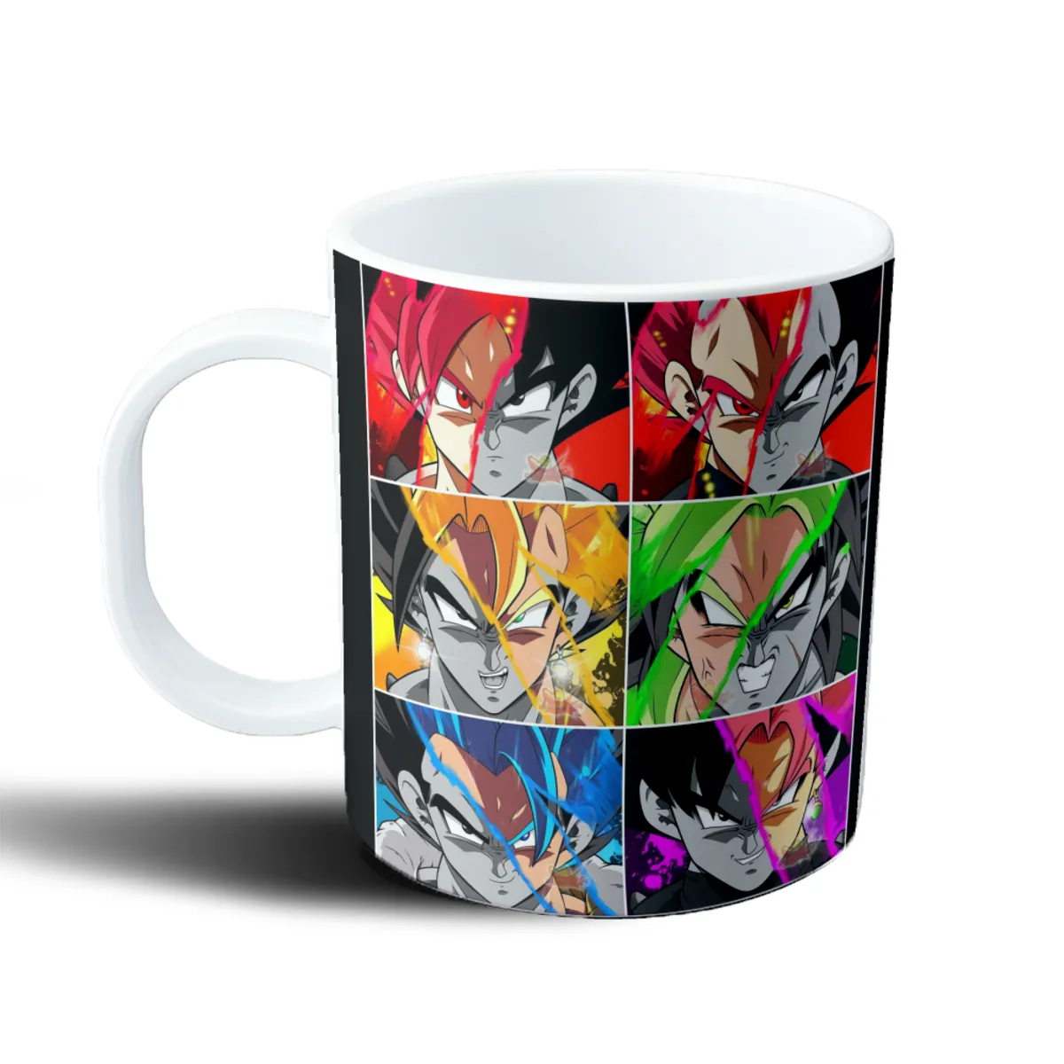 Taza de Plástico Dragon Ball Goku y Vegeta Fusiones Multicolor - vista 2