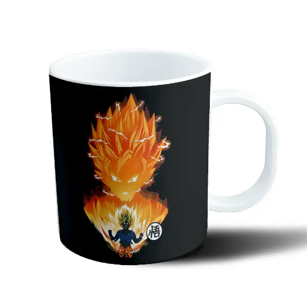 Taza de Plástico Dragon Ball Goku Super Saiyajin Kamehameha