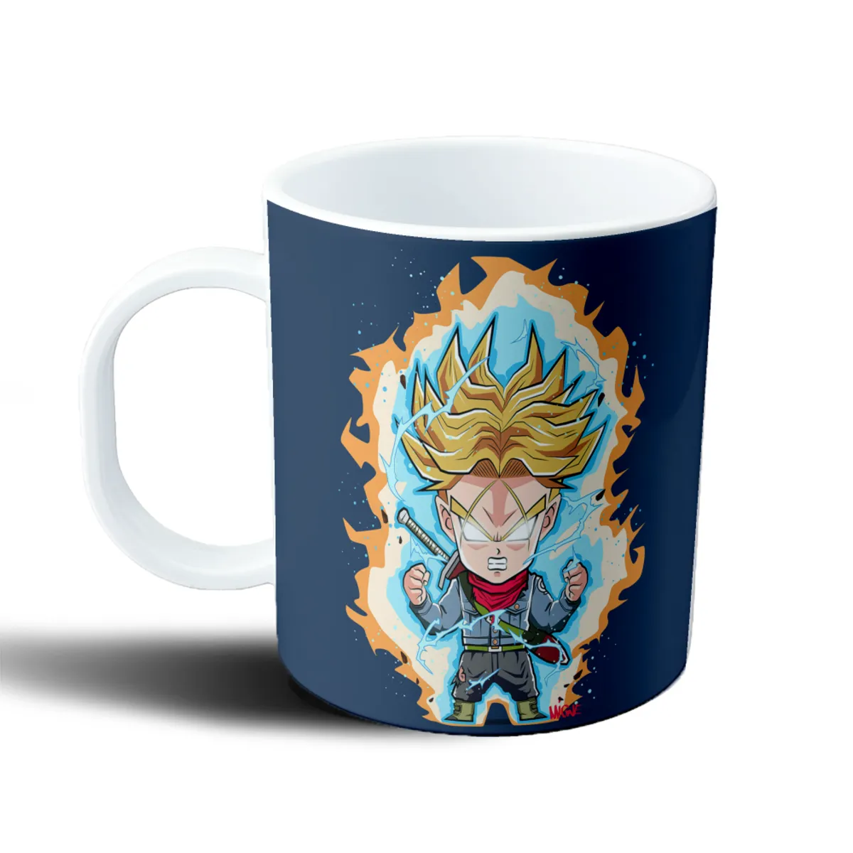 Taza de Plástico Dragon Ball Trunks SSJ Chibi - vista 2