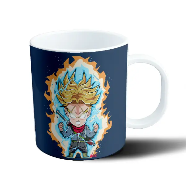 Taza de Plástico Dragon Ball Trunks SSJ Chibi