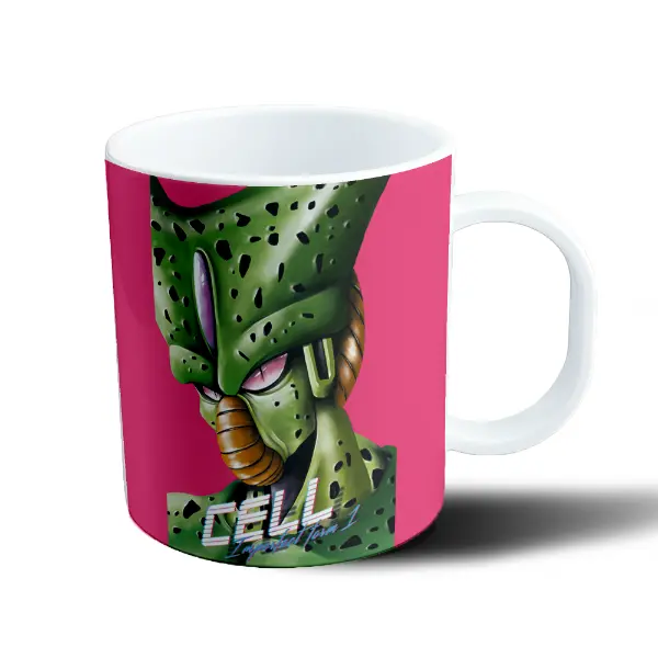 Taza de Plástico Dragon Ball Cell Imperfect Form