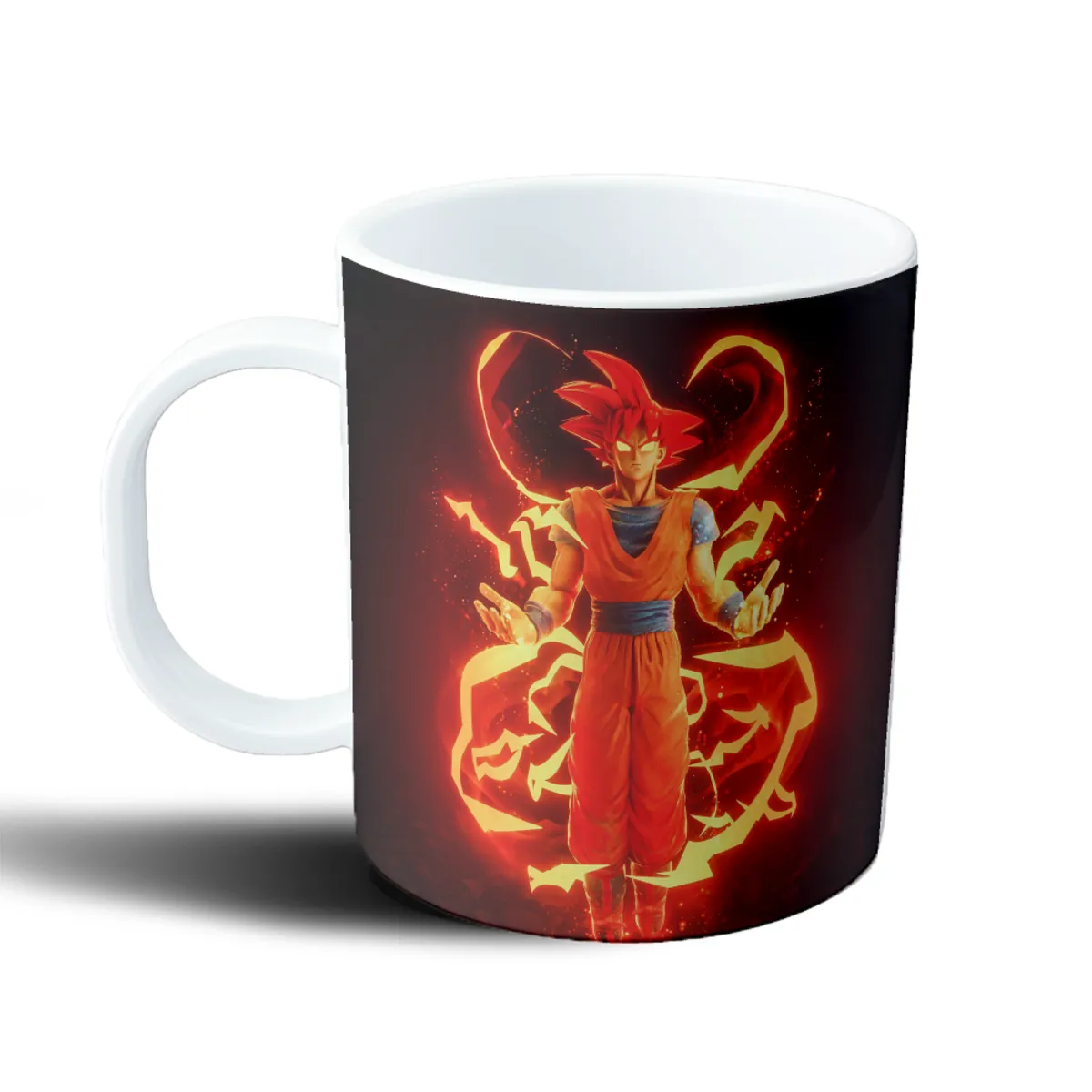 Taza de Plástico Dragon Ball Goku Super Saiyajin Dios - vista 2