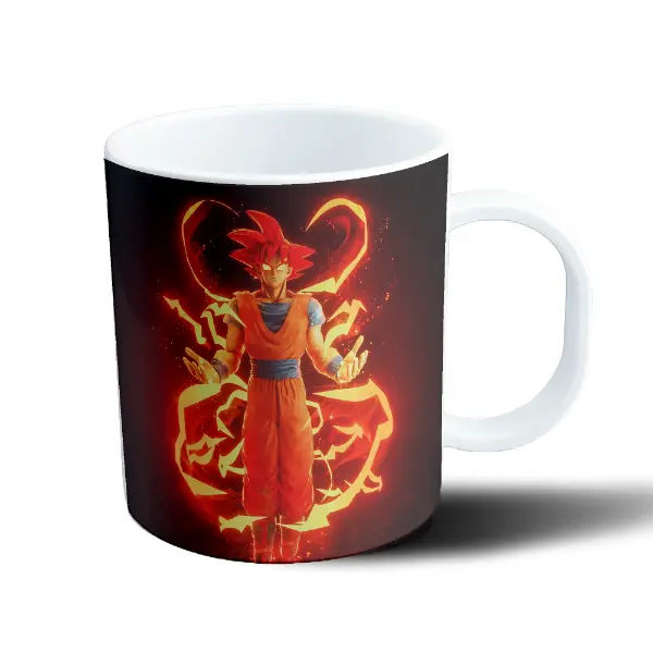 Taza de Plástico Dragon Ball Goku Super Saiyajin Dios