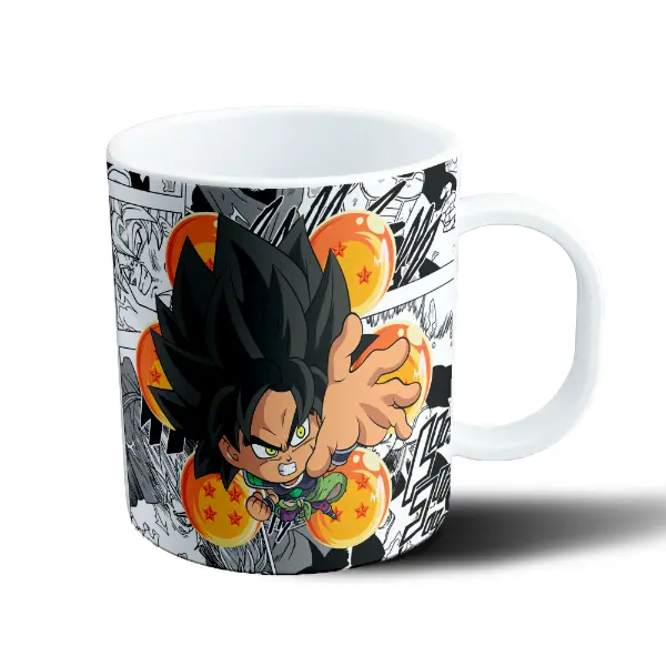 Taza de Plástico Dragon Ball Broly Chibi Esferas