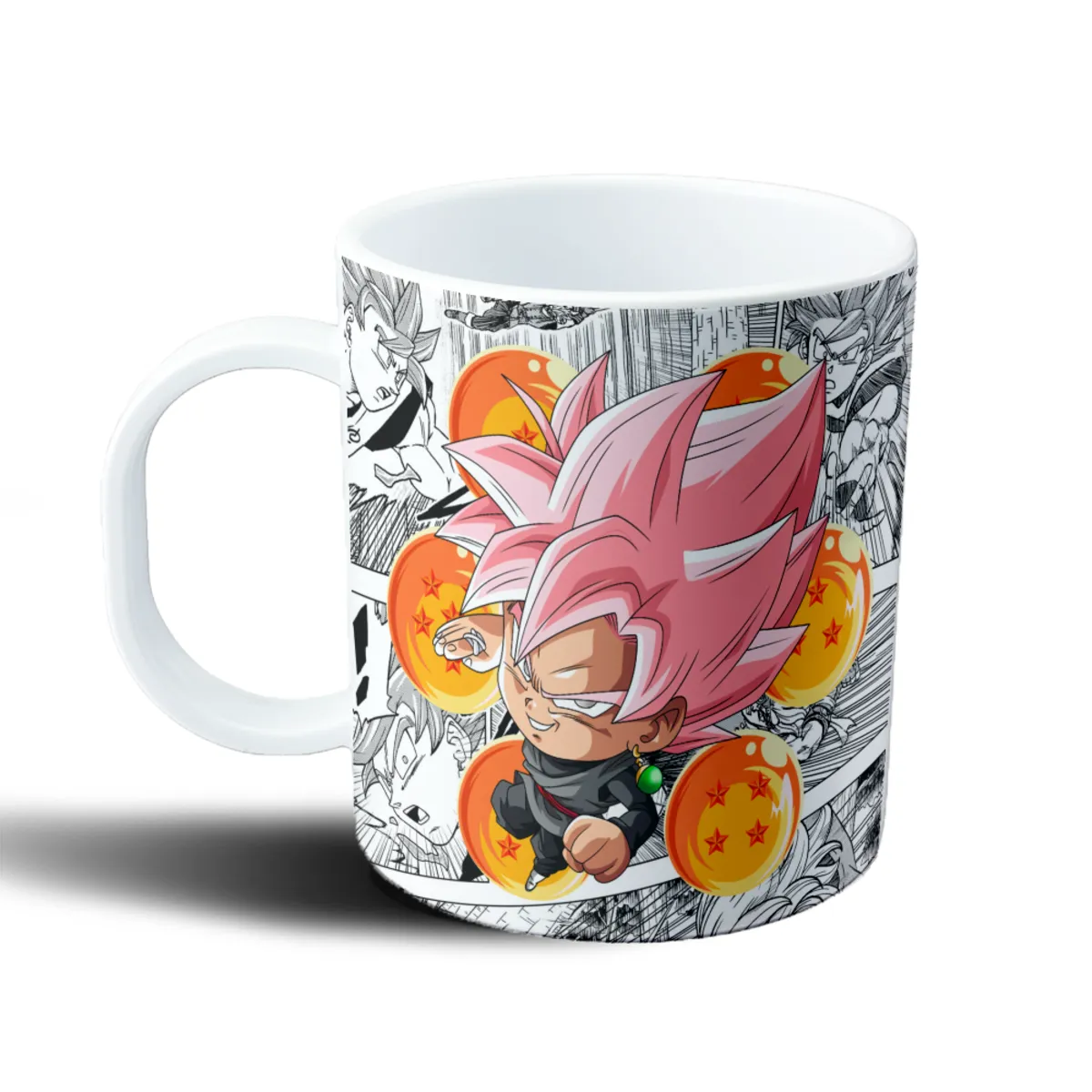 Taza de Plástico Dragon Ball Goku Black Super Saiyan Rosé - vista 2
