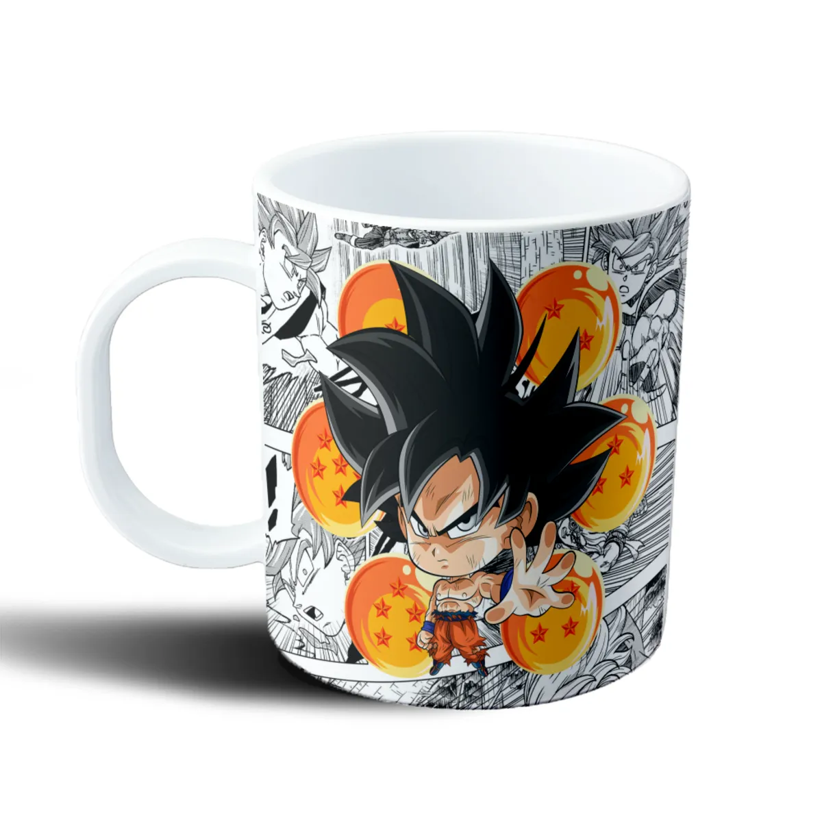 Taza de Plástico Dragon Ball Goku Chibi con Esferas del Dragón - vista 2