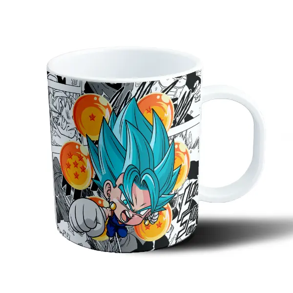 Taza de Plástico Dragon Ball Vegetto Chibi Kamehameha